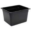Picture of Vogue Polycarbonate 1/2 Gastronorm Container 200mm Black - U461