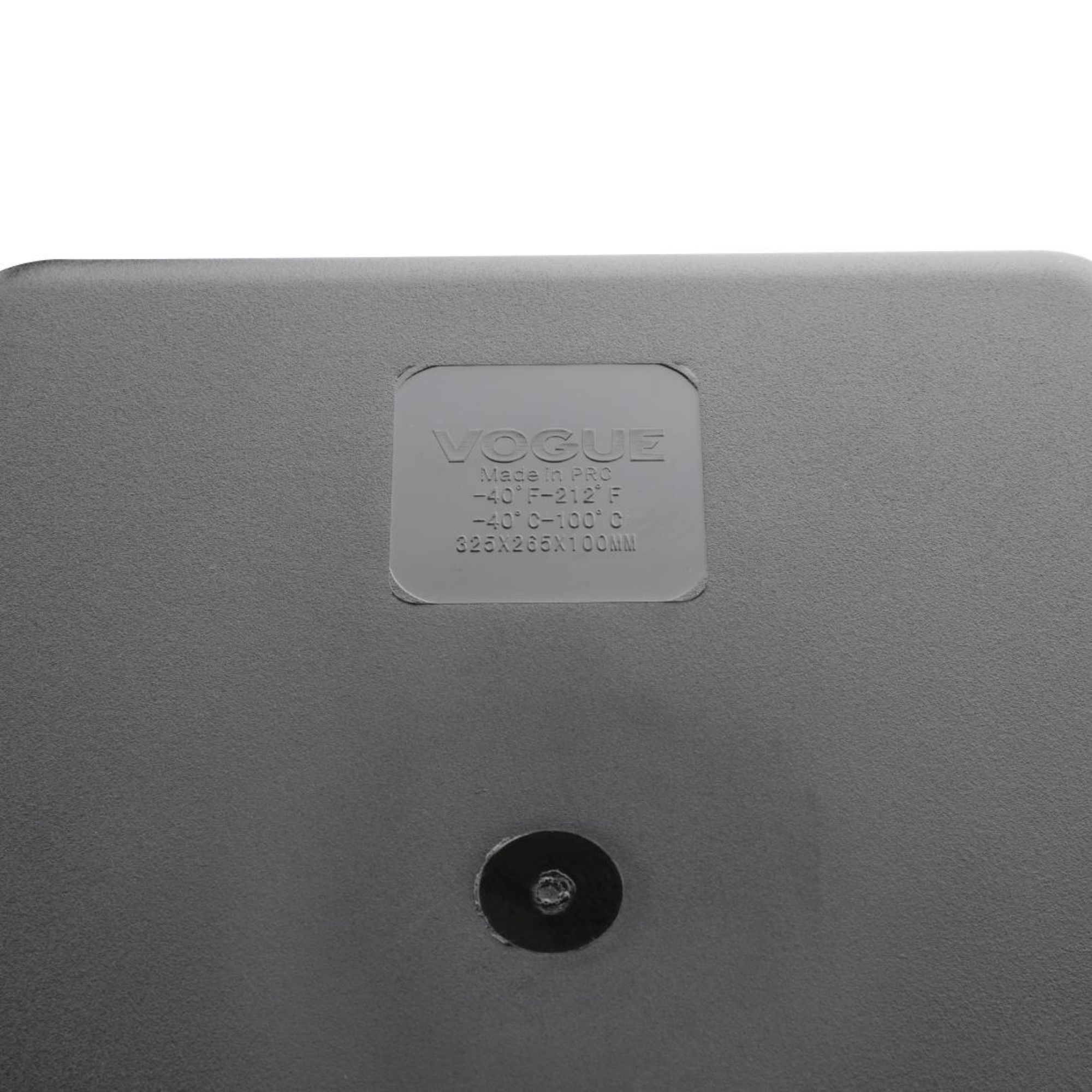 Picture of Vogue Polycarbonate 1/2 Gastronorm Container 100mm Black