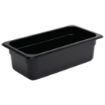 Picture of Vogue Polycarbonate 1/3 Gastronorm Container 100mm Black - U463