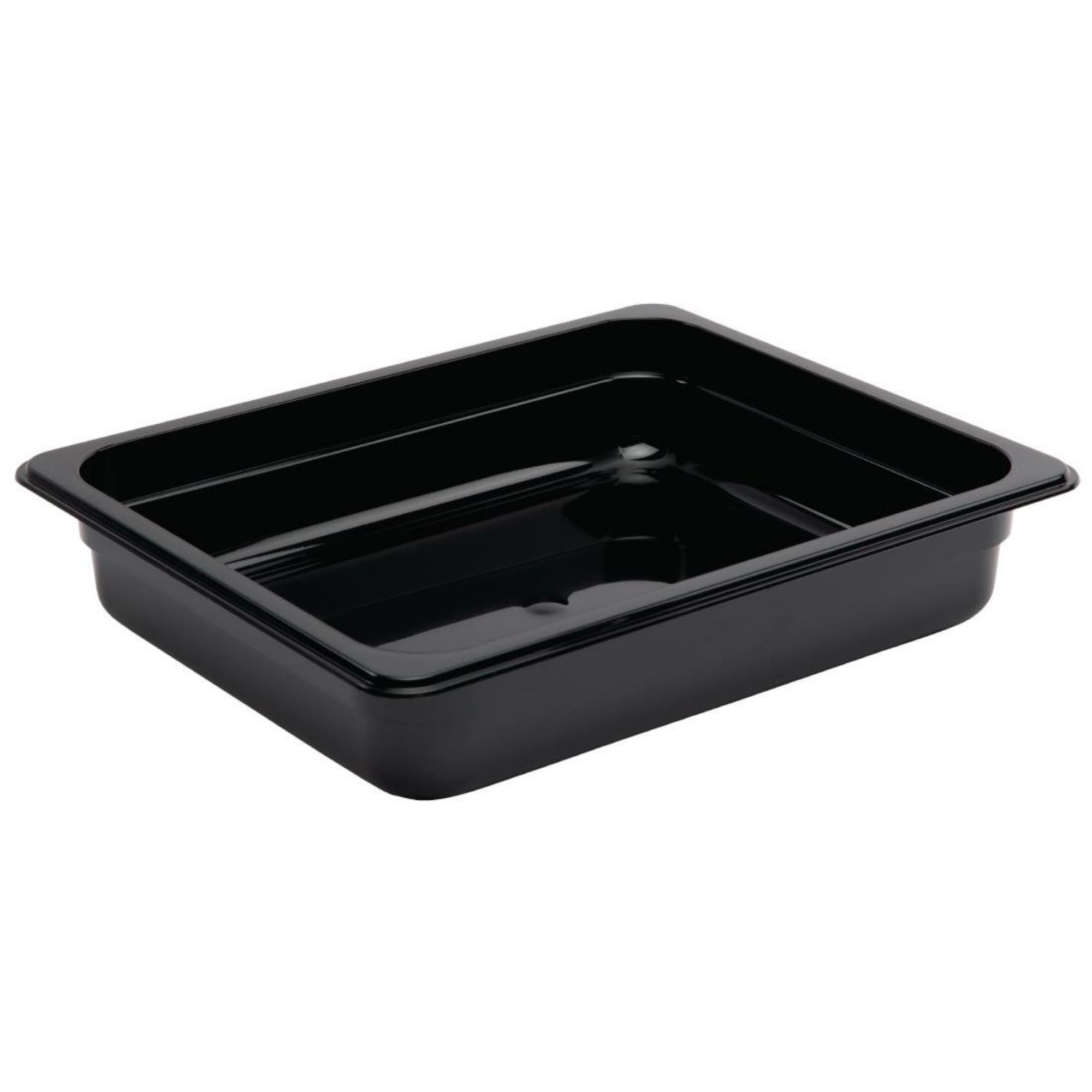 Picture of Vogue Polycarbonate 1/2 Gastronorm Container 65mm Black - U458
