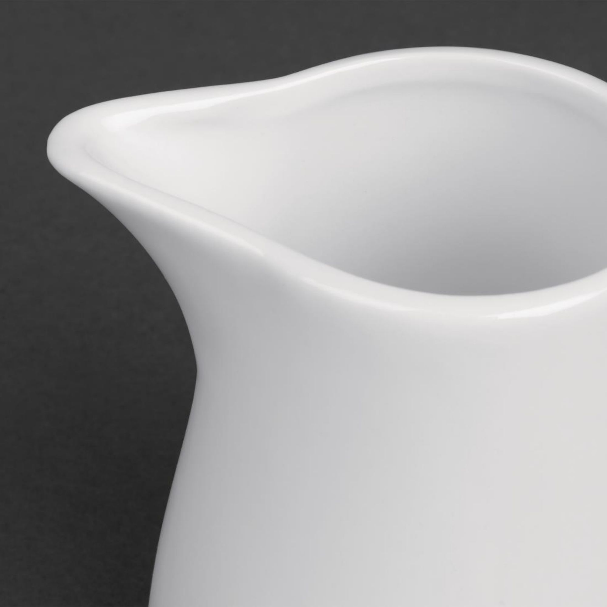 Picture of Olympia Whiteware Cream and Milk Jugs 212ml (Pack of 6)