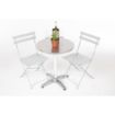 Picture of Bolero Round Bistro Table Stainless Steel 600mm - U425