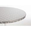Picture of Bolero Round Bistro Table Stainless Steel 600mm - U425
