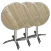 Picture of Bolero Round Flip Top Table Ash 600mm - U424