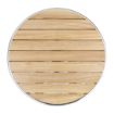 Picture of Bolero Round Flip Top Table Ash 600mm - U424