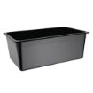 Picture of Vogue Polycarbonate 1/1 Gastronorm Container 200mm Black - U457