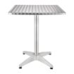 Picture of Bolero Steel and Aluminium Square Bistro Table 600mm - U427