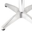 Picture of Bolero Steel and Aluminium Square Bistro Table 600mm - U427