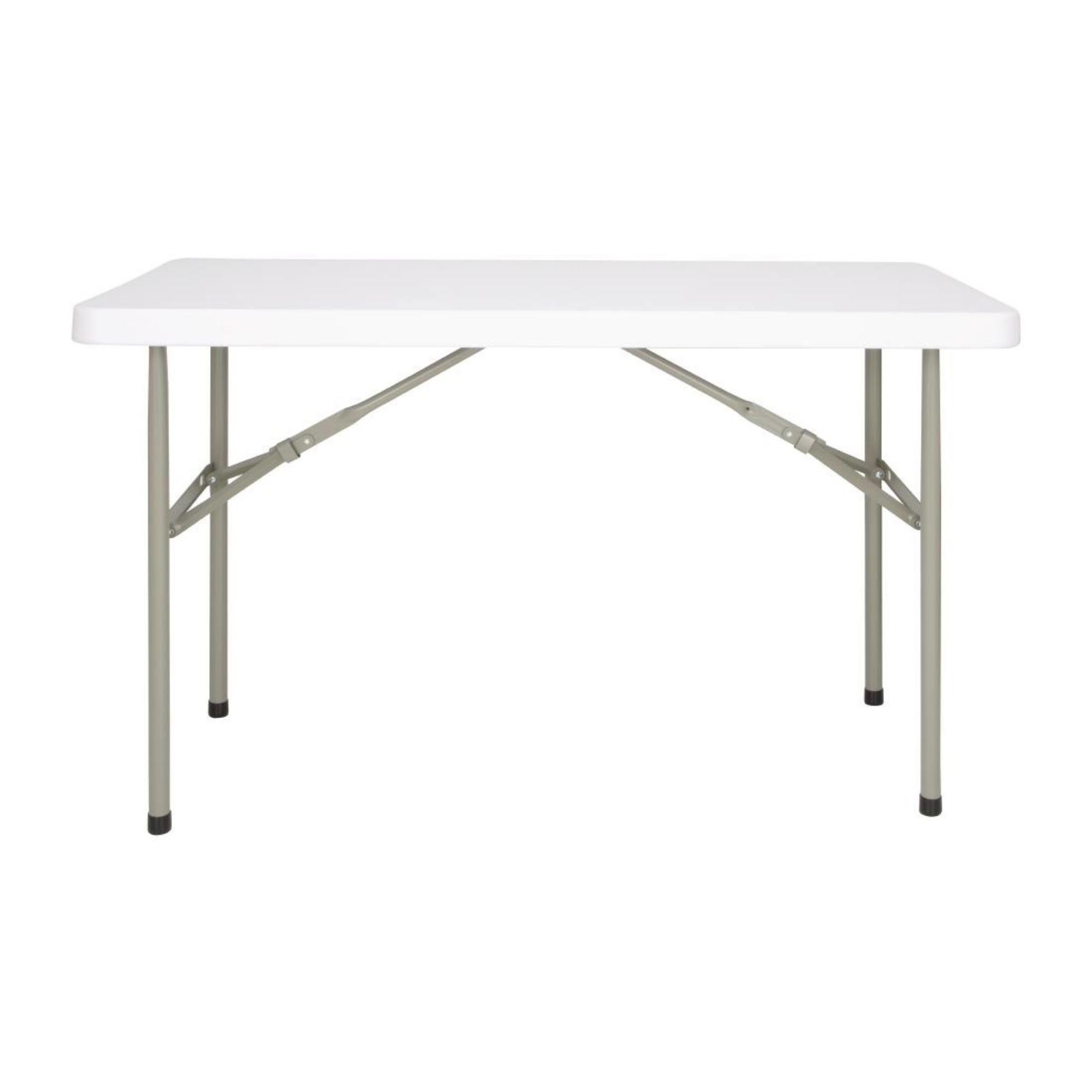 Picture of Bolero PE Rectangular Folding Table White 4ft (Single)