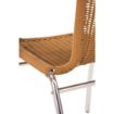 Picture of Bolero Aluminium and Natural Wicker Chair (Pack of 4) - U422