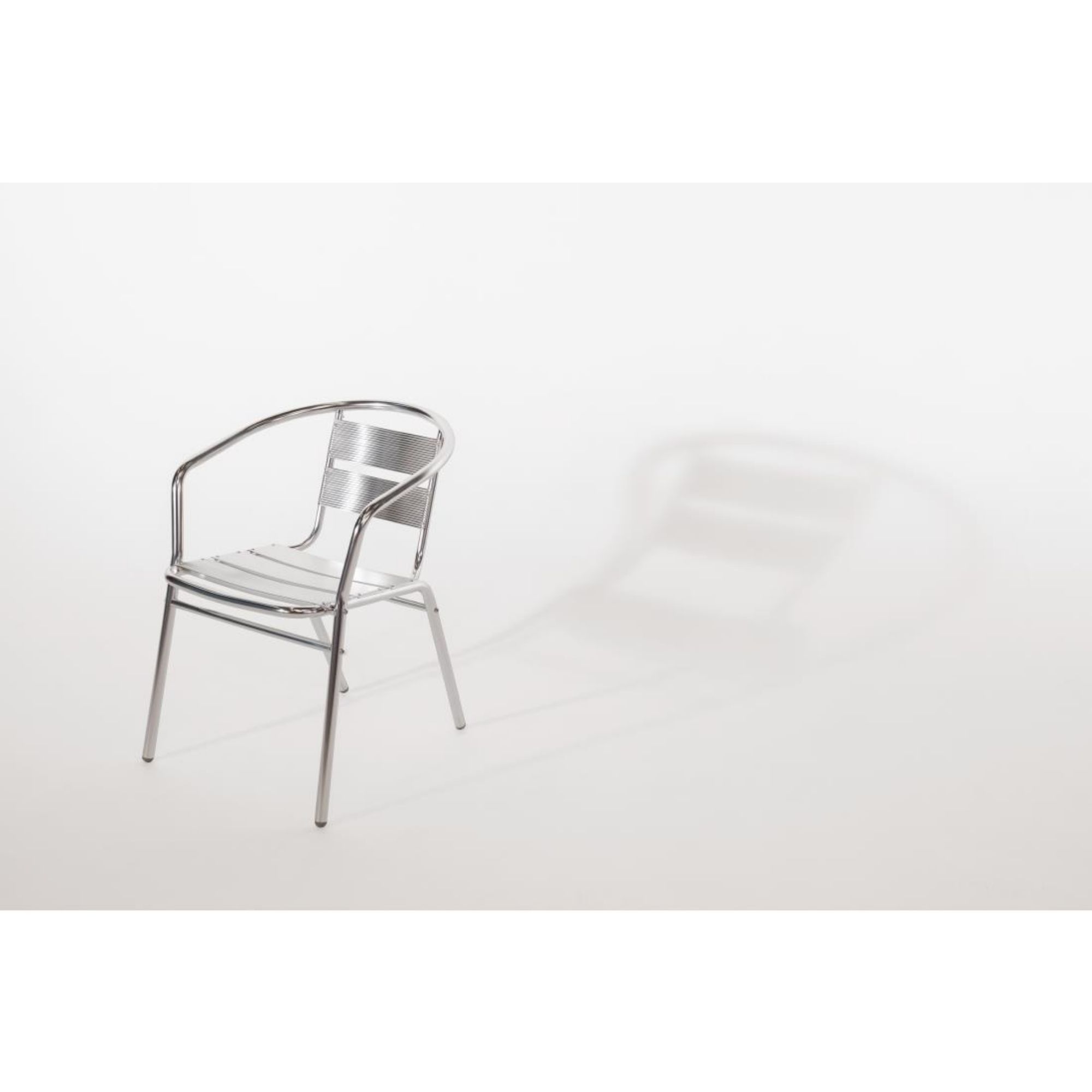 Picture of Bolero Aluminium Stacking Chairs (Pack of 4)