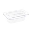 Picture of Vogue Polycarbonate 1/9 Gastronorm Container 65mm Clear - U242
