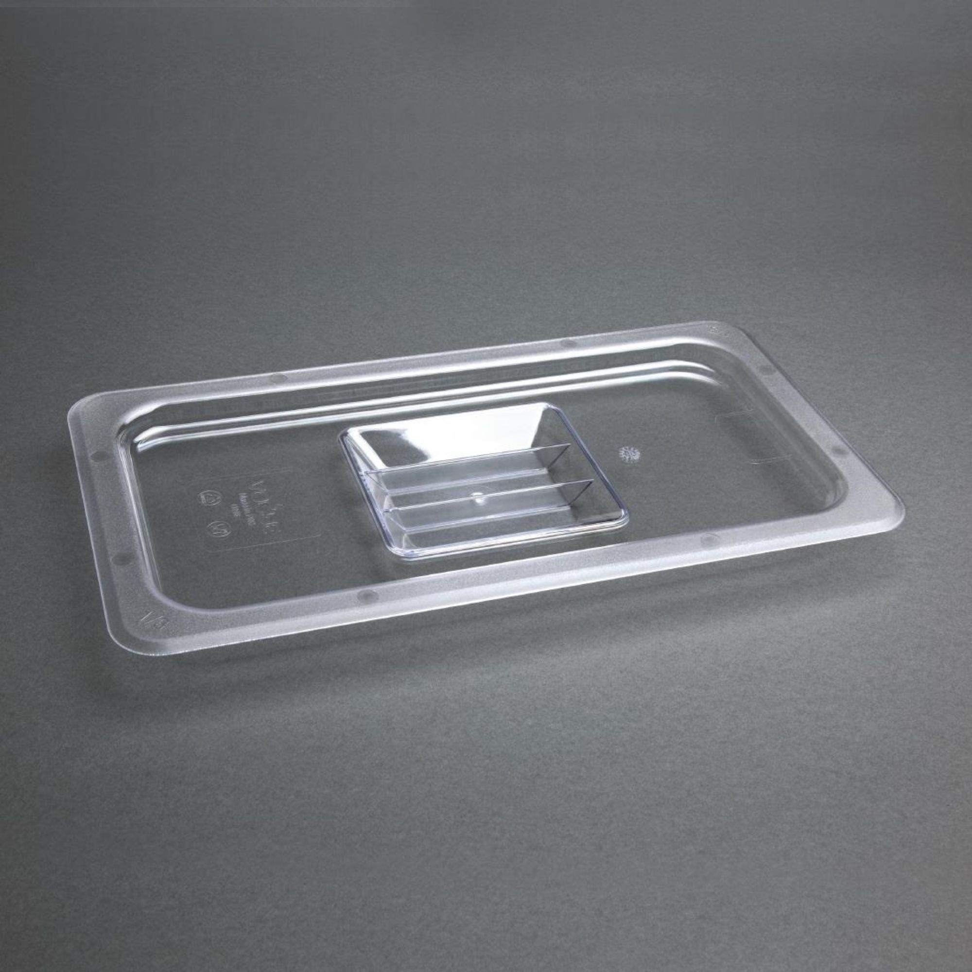 Picture of Vogue Polycarbonate 1/3 Gastronorm Lid Clear