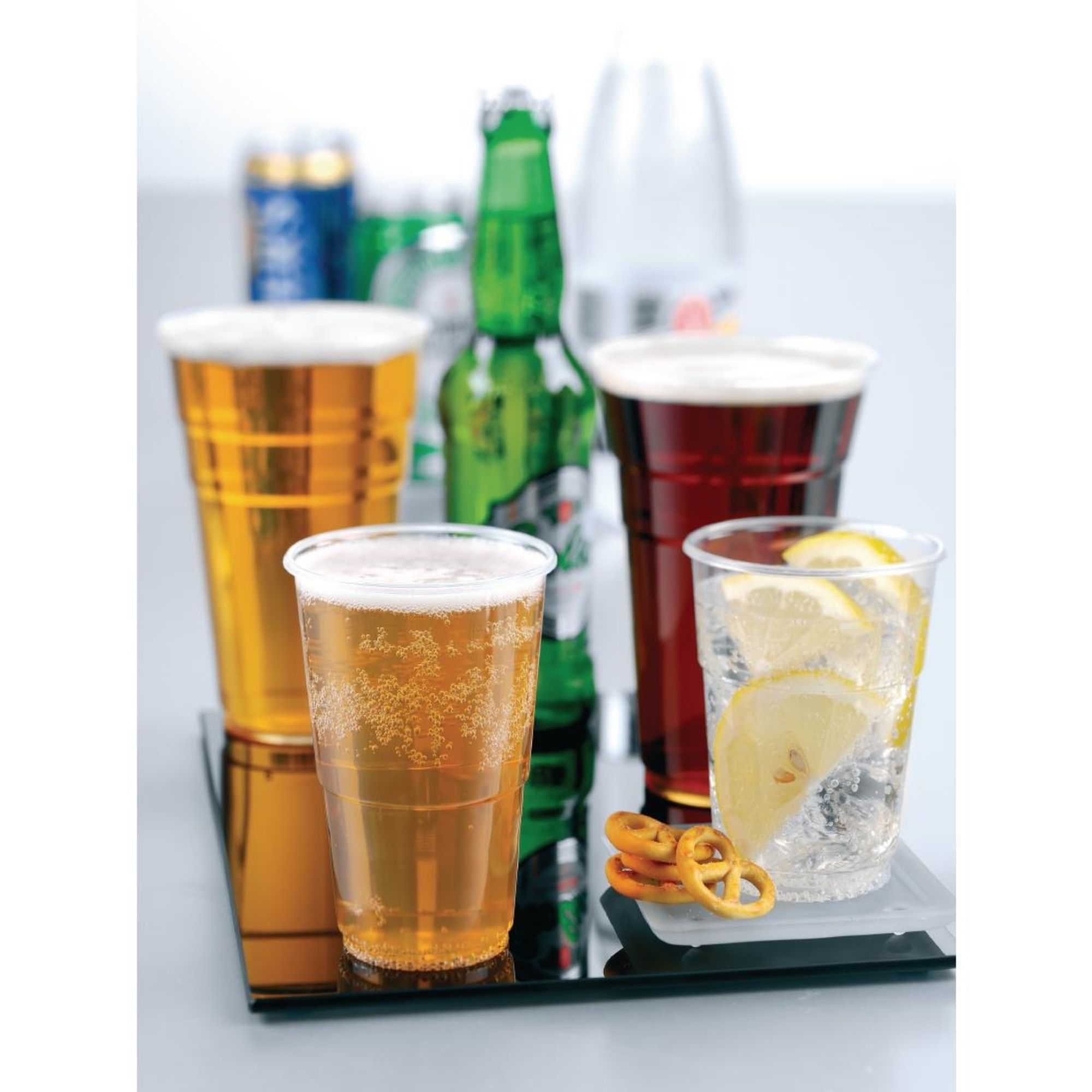 Picture of eGreen Flexy-Glass Recyclable Half Pint To Brim UKCA CE Marked 284ml (1000 pack)