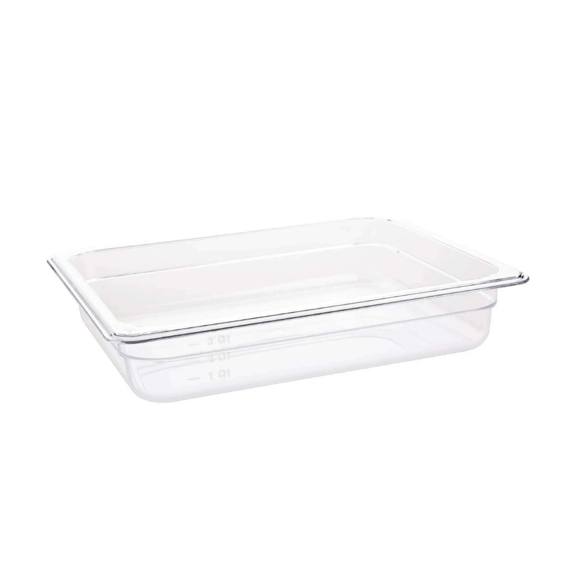 Picture of Vogue Polycarbonate 1/2 Gastronorm Container 65mm Clear - U228