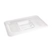 Picture of Vogue Polycarbonate 1/4 Gastronorm Lid Clear - U247