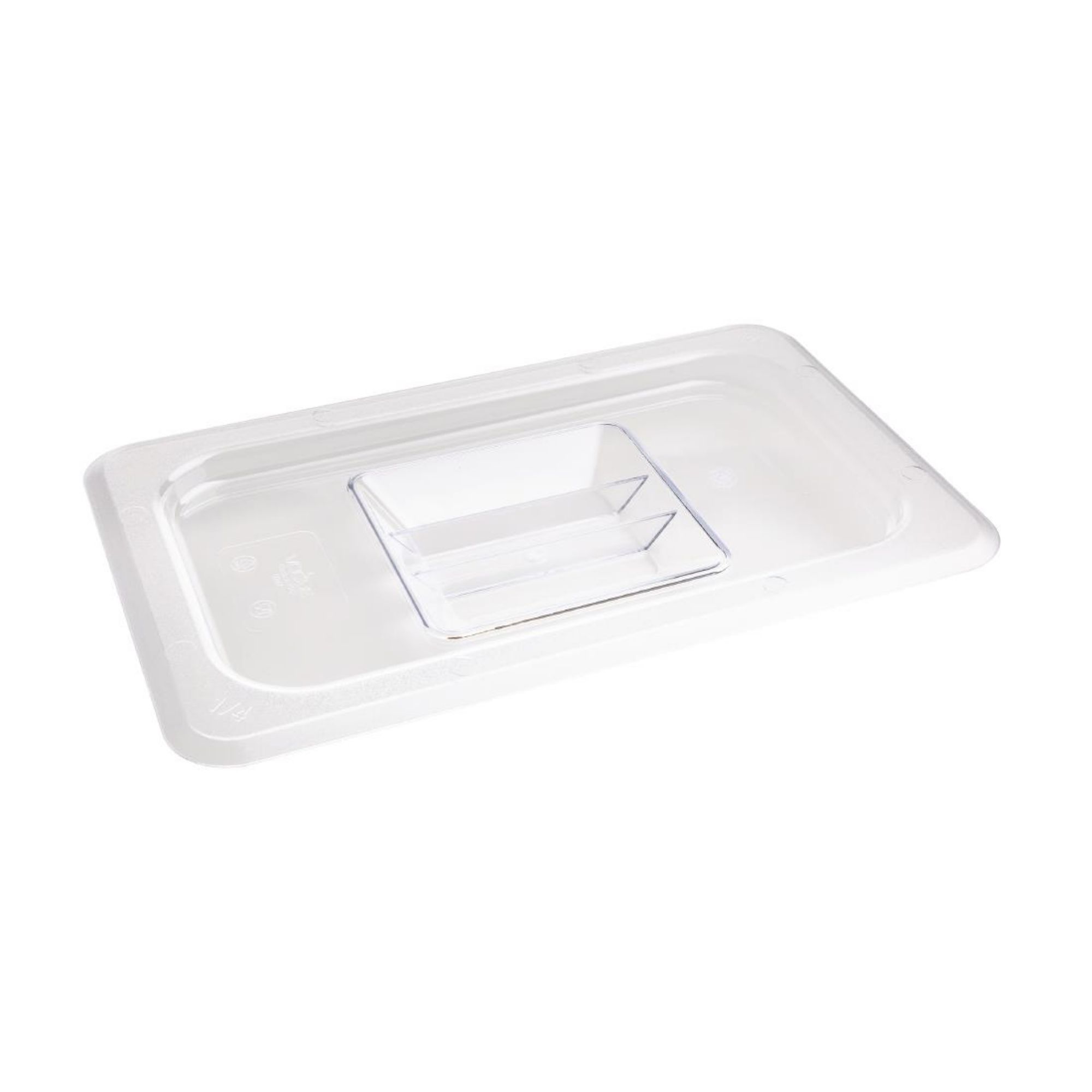 Picture of Vogue Polycarbonate 1/4 Gastronorm Lid Clear - U247