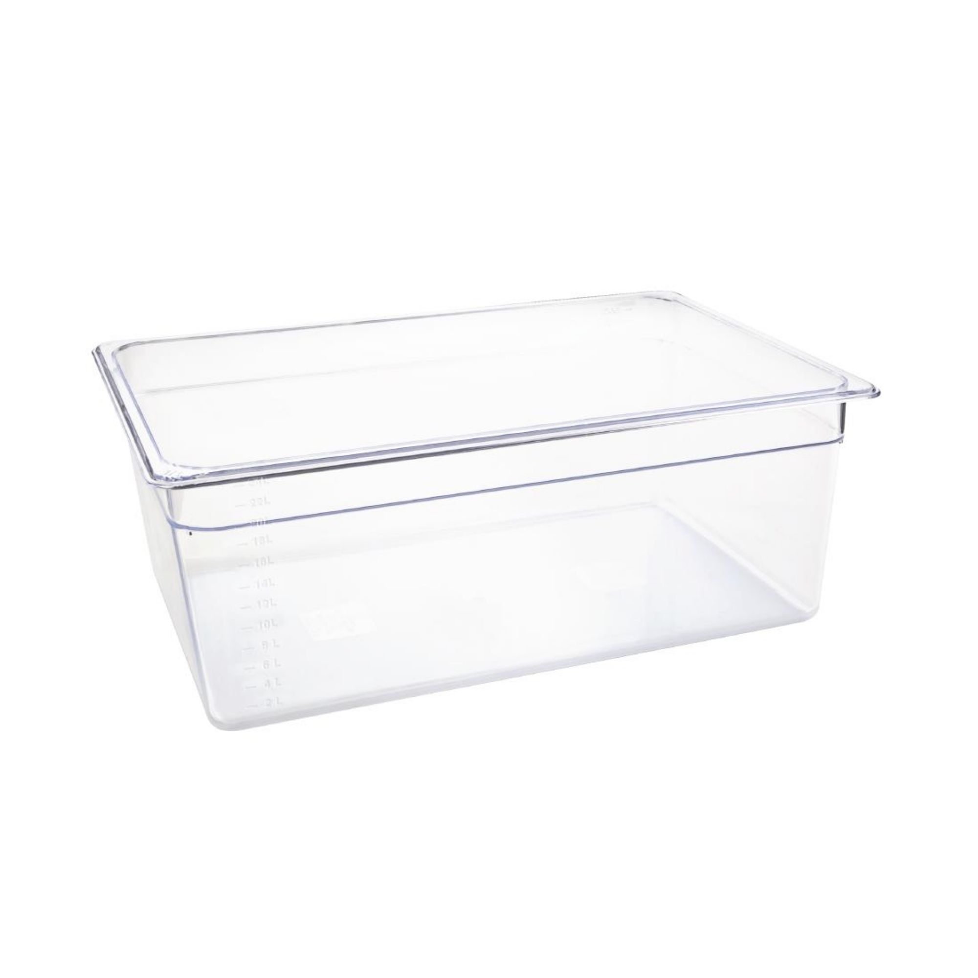 Picture of Vogue Polycarbonate 1/1 Gastronorm Container 200mm Clear - U227