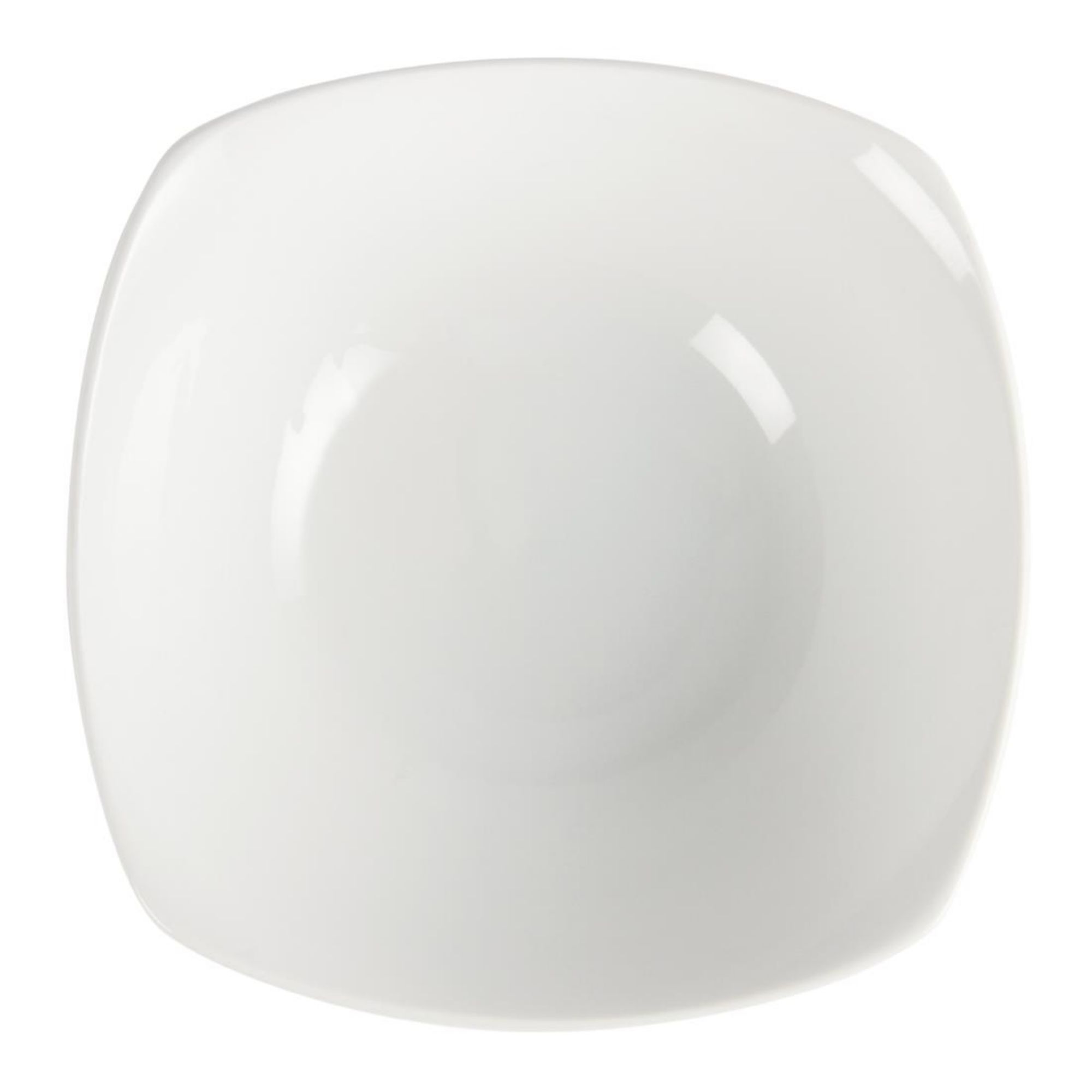 Picture of Olympia Whiteware Rounded Square Bowls 180mm (Pack of 12)