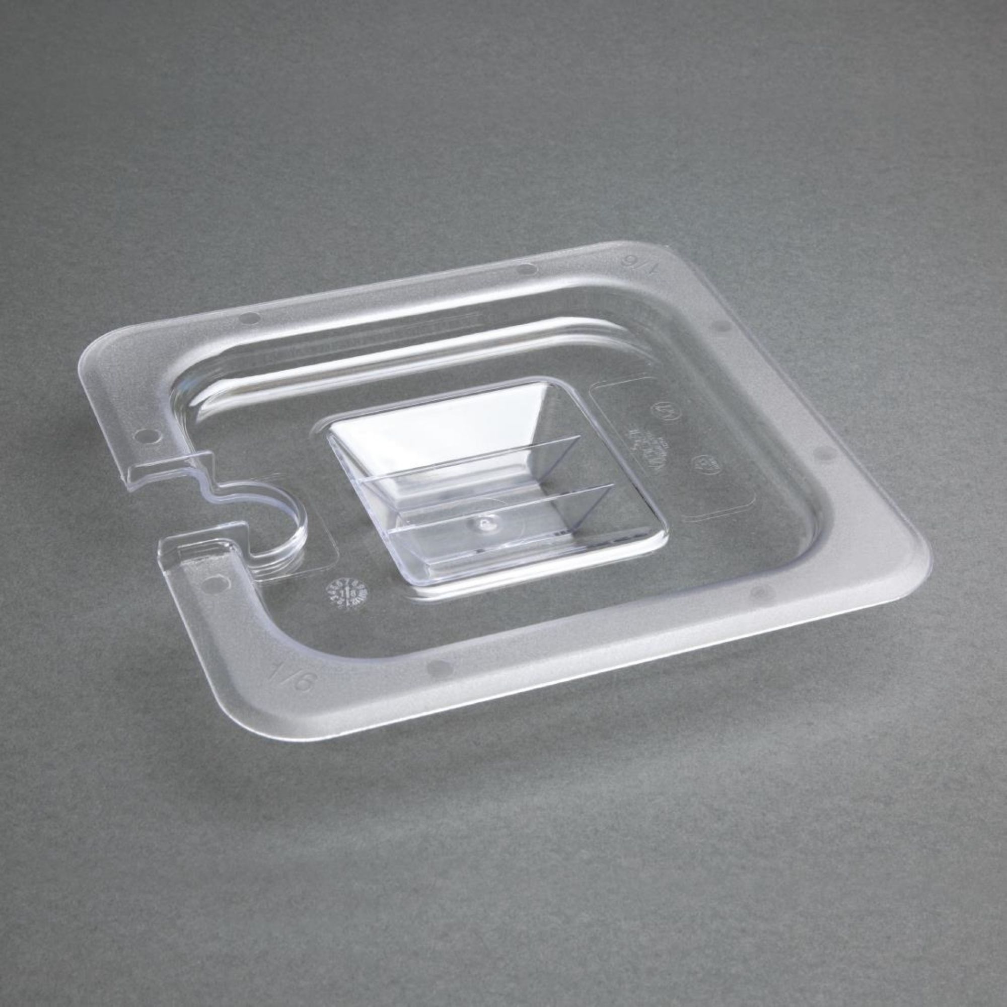 Picture of Vogue Polycarbonate 1/6 Gastronorm Lid Notched
