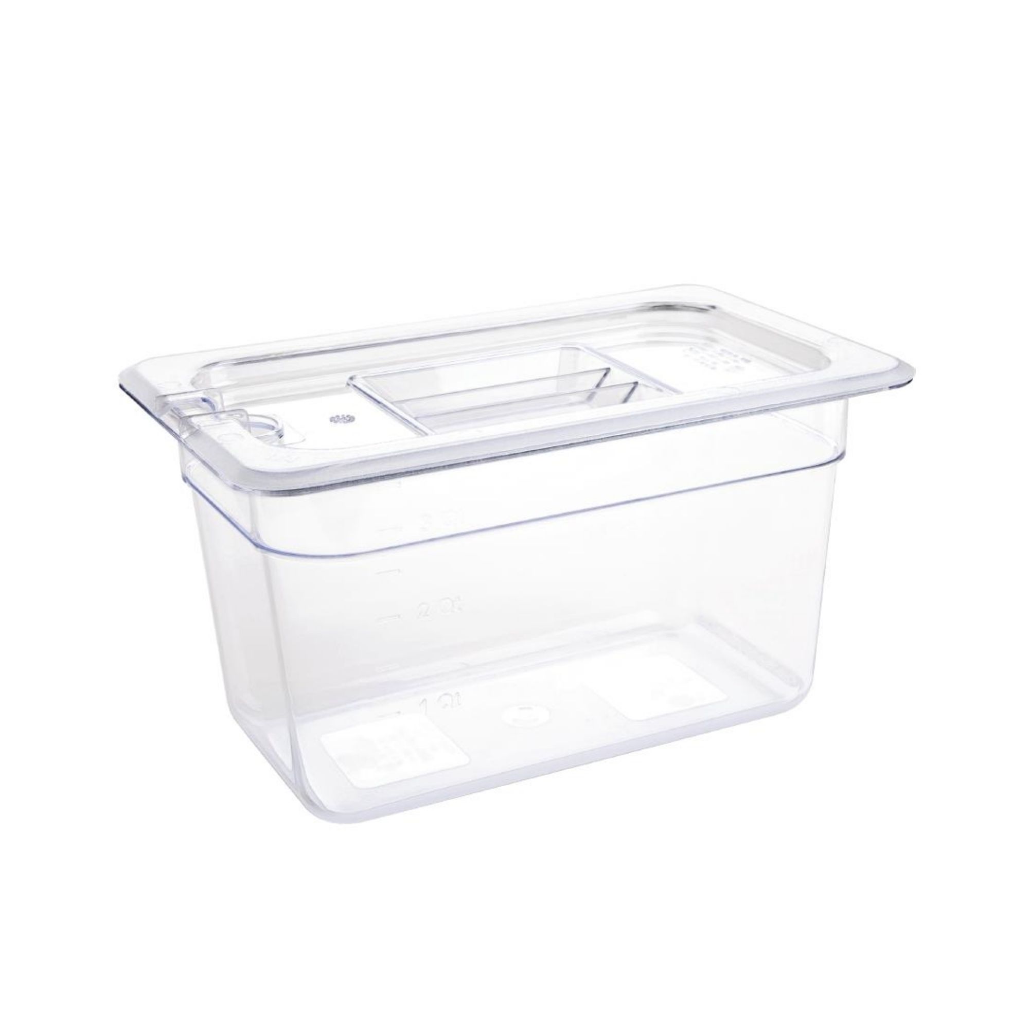 Picture of Vogue Polycarbonate 1/4 Gastronorm Container 150mm Clear