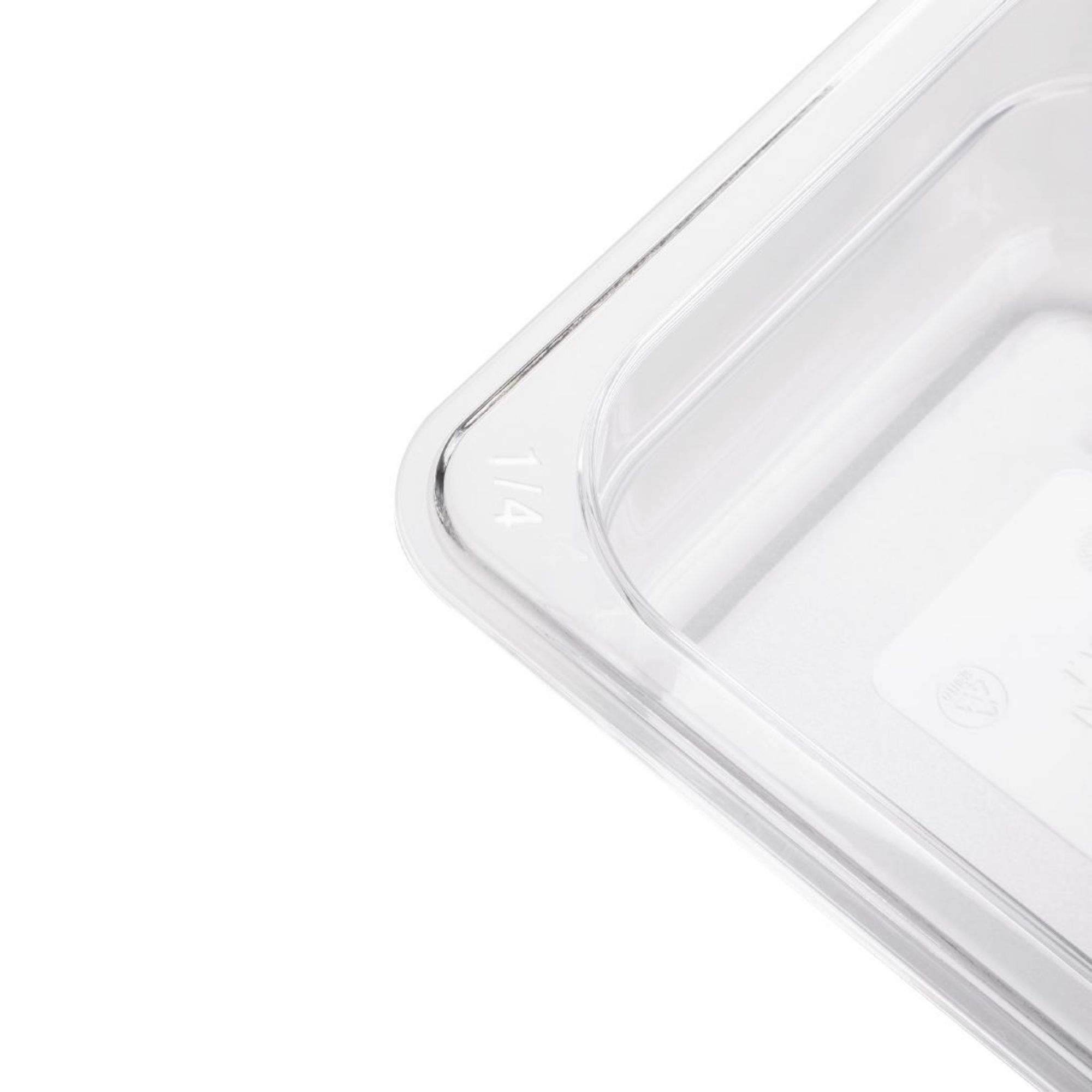 Picture of Vogue Polycarbonate 1/4 Gastronorm Container 150mm Clear
