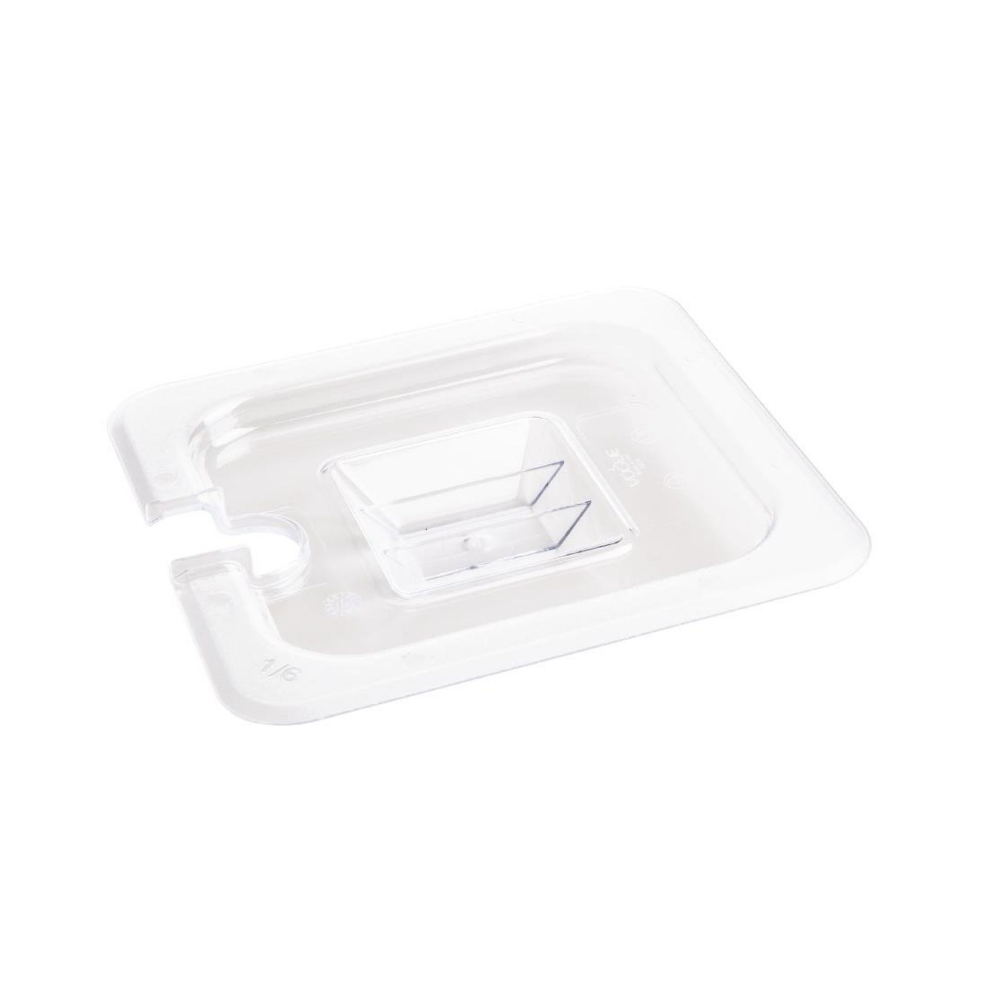 Picture of Vogue Polycarbonate 1/6 Gastronorm Lid Notched
