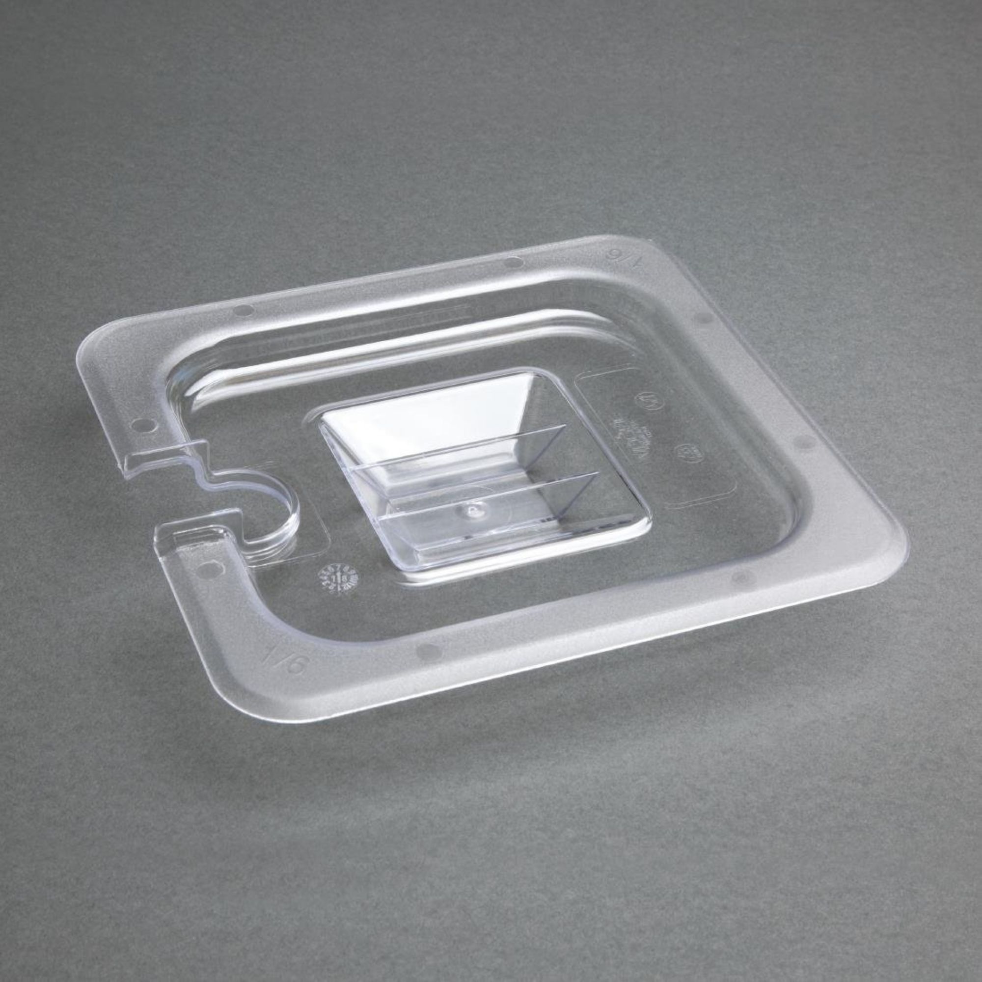 Picture of Vogue Polycarbonate 1/6 Gastronorm Lid Notched
