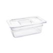 Picture of Vogue Polycarbonate 1/4 Gastronorm Container 100mm Clear - U237