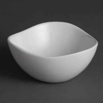 Picture of Olympia Whiteware Wavy Bowls 105mm (Pack of 12)