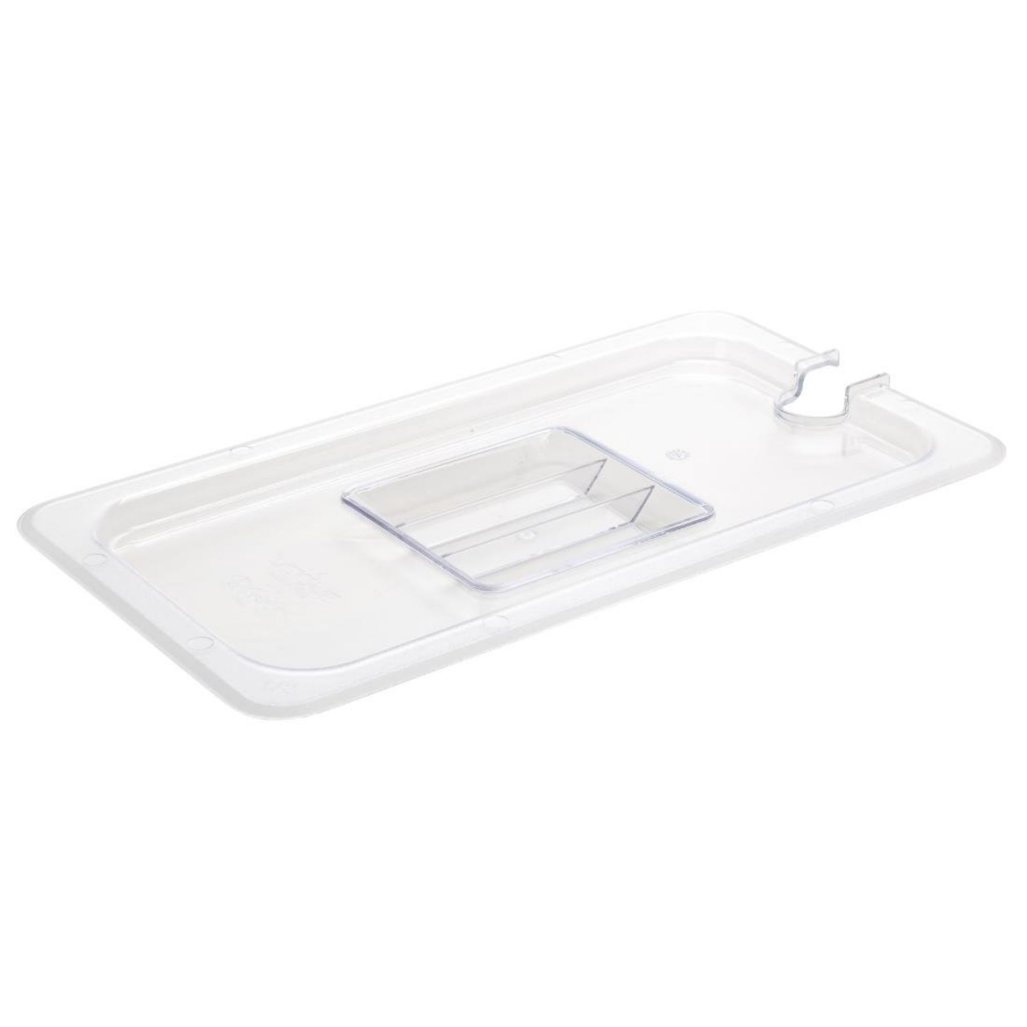 Picture of Vogue Polycarbonate 1/3 Gastronorm Lid Notched