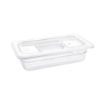 Picture of Vogue Polycarbonate 1/4 Gastronorm Container 65mm Clear - U236
