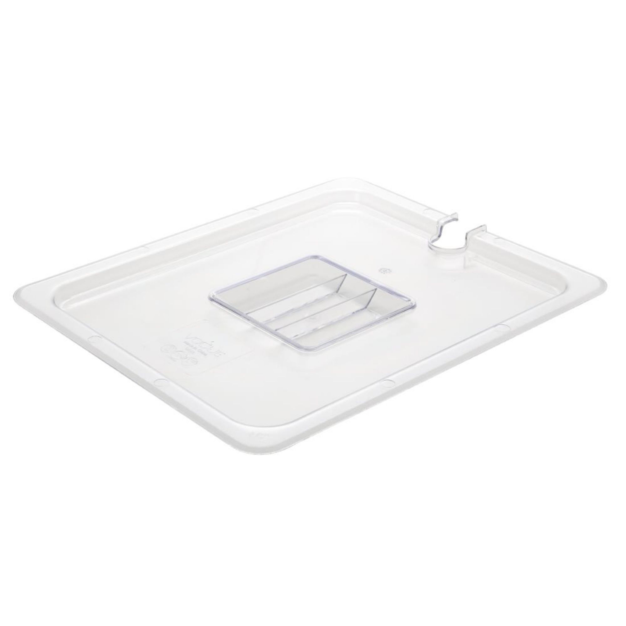 Picture of Vogue Polycarbonate 1/2 Gastronorm Lid Notched