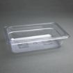 Picture of Vogue Polycarbonate 1/4 Gastronorm Container 65mm Clear - U236