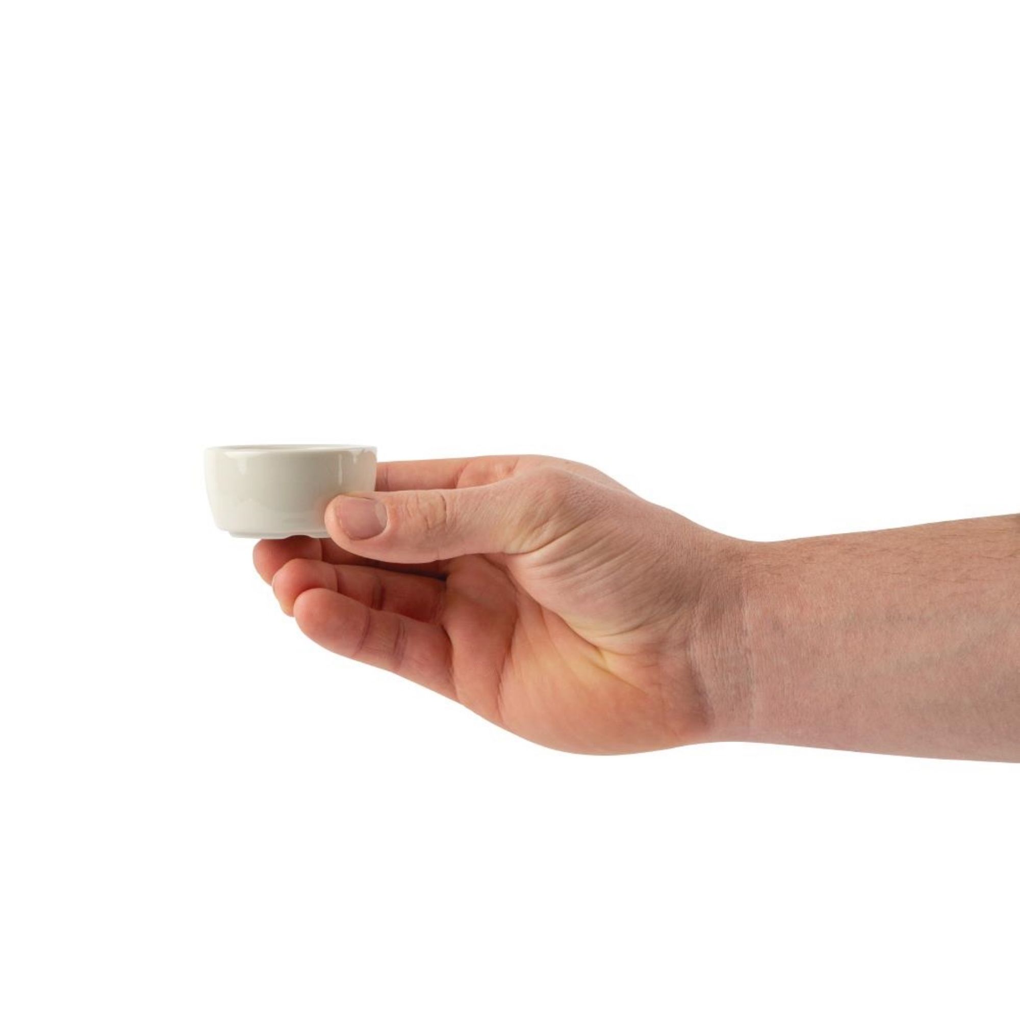 Picture of Olympia Ivory Butter Dish 56mm (Pack of 12)