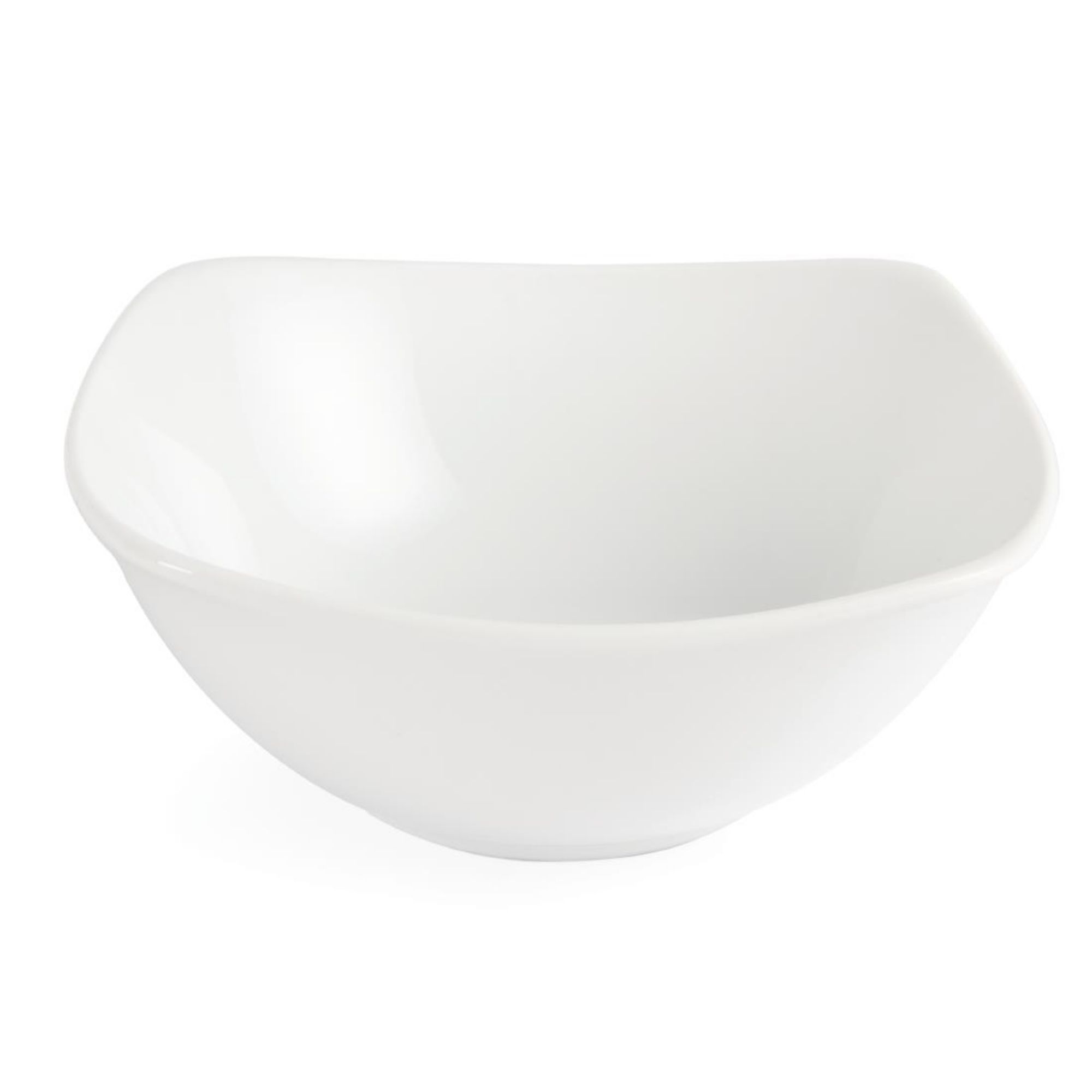 Picture of Olympia Whiteware Rounded Square Bowls 140mm (Pack of 12)