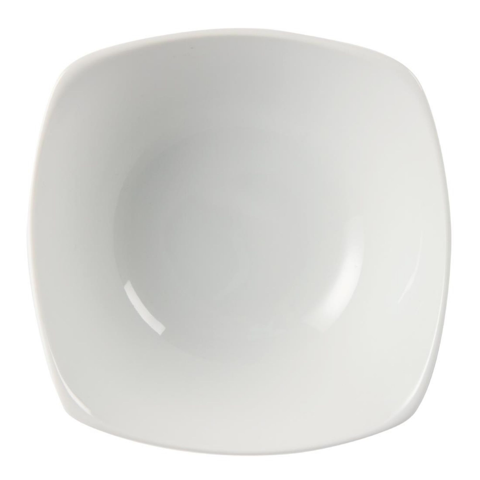 Picture of Olympia Whiteware Rounded Square Bowls 140mm (Pack of 12)