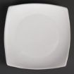 Picture of Olympia Whiteware Rounded Square Plates 185mm (Pack of 12) - U169