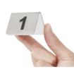 Picture of Olympia Stainless Steel Table Numbers 1-10 (Pack of 10) - U046