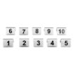 Picture of Olympia Stainless Steel Table Numbers 1-10 (Pack of 10) - U046