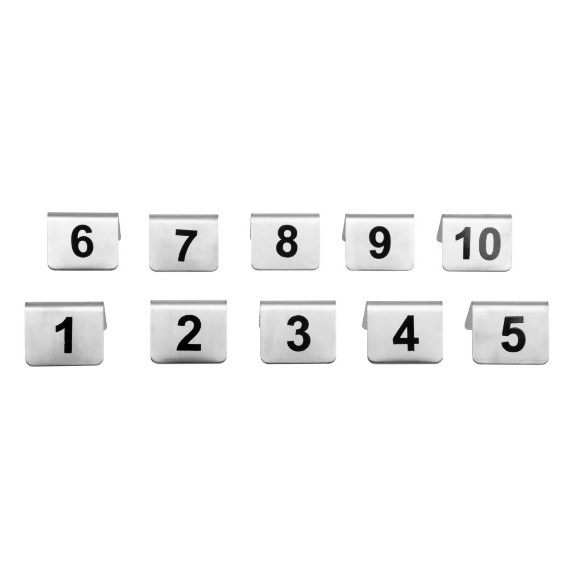 Picture of Olympia Stainless Steel Table Numbers 1-10 (Pack of 10)