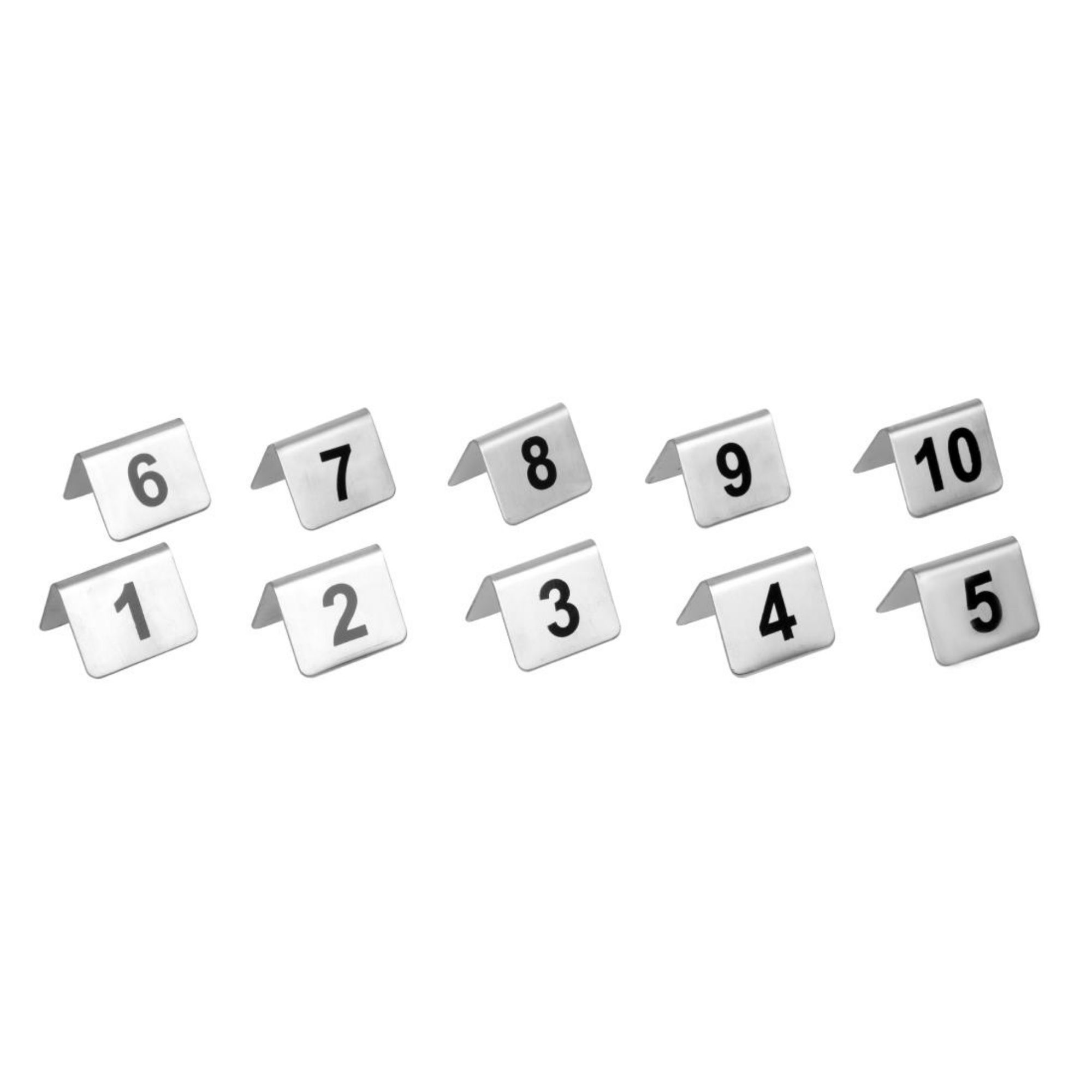 Picture of Olympia Stainless Steel Table Numbers 1-10 (Pack of 10)