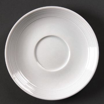 Picture of Olympia Linear Stacking Tea Cup Saucers (Pack of 12)