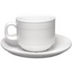Picture of Olympia Linear Stacking Tea Cup Saucers (Pack of 12) - U085
