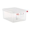 Picture of Araven Polypropylene 1/2 Gastronorm Food Container 10Ltr (Pack of 4) - T988