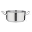 Picture of Vogue Stainless Steel Casserole Pan 24cm - T149