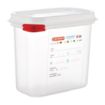 Picture of Araven Polypropylene 1/9 Gastronorm Food Storage Container 1.5Ltr (Pack of 4) - T983