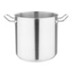 Picture of Vogue Stainless Steel Deep Stock Pot 24cm - T192