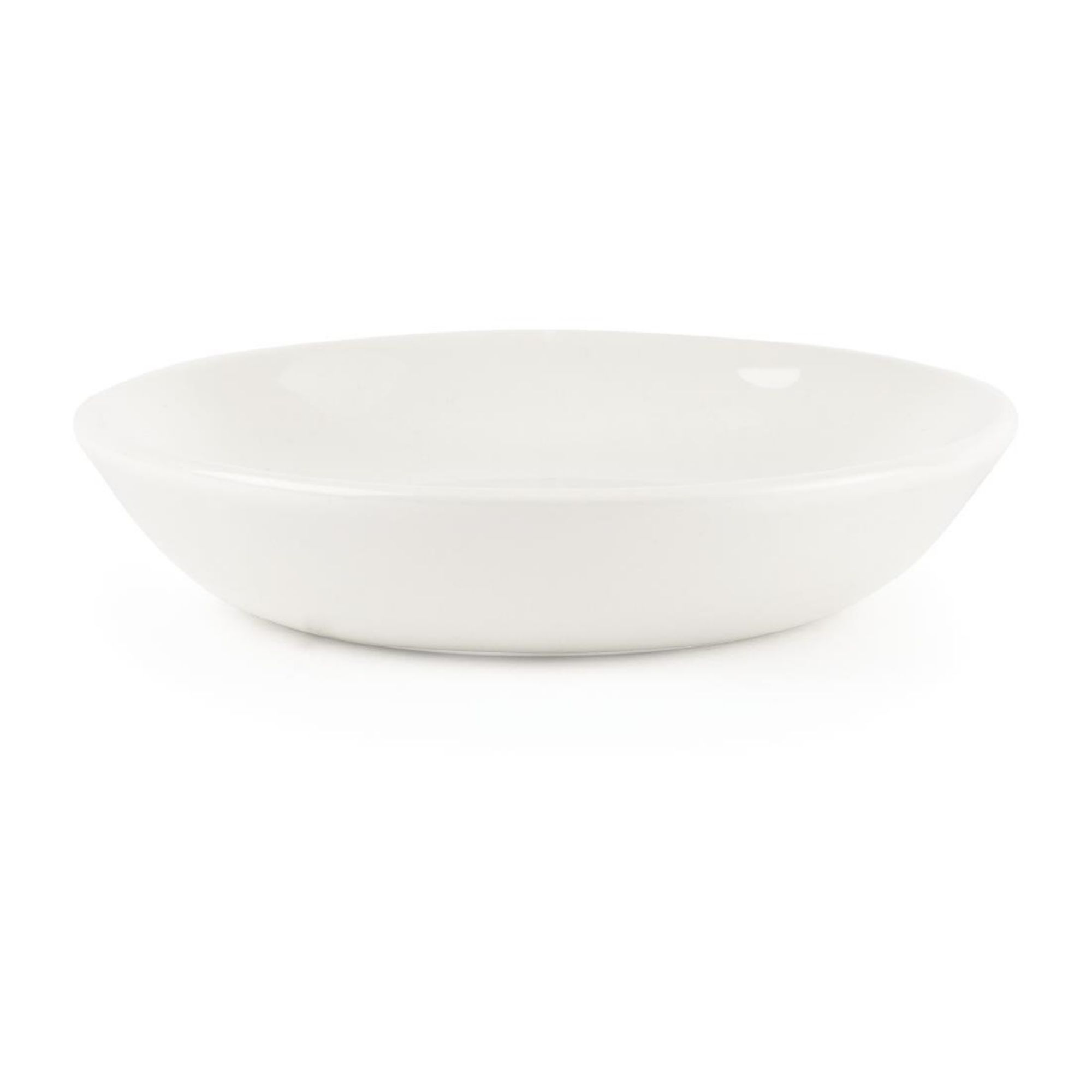 Picture of Churchill Plain Whiteware Butter Dish (Pack of 24) - P876