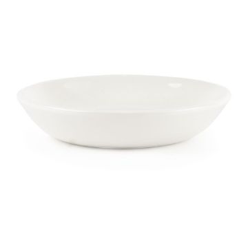 Picture of Churchill Plain Whiteware Butter Dish (Pack of 24)